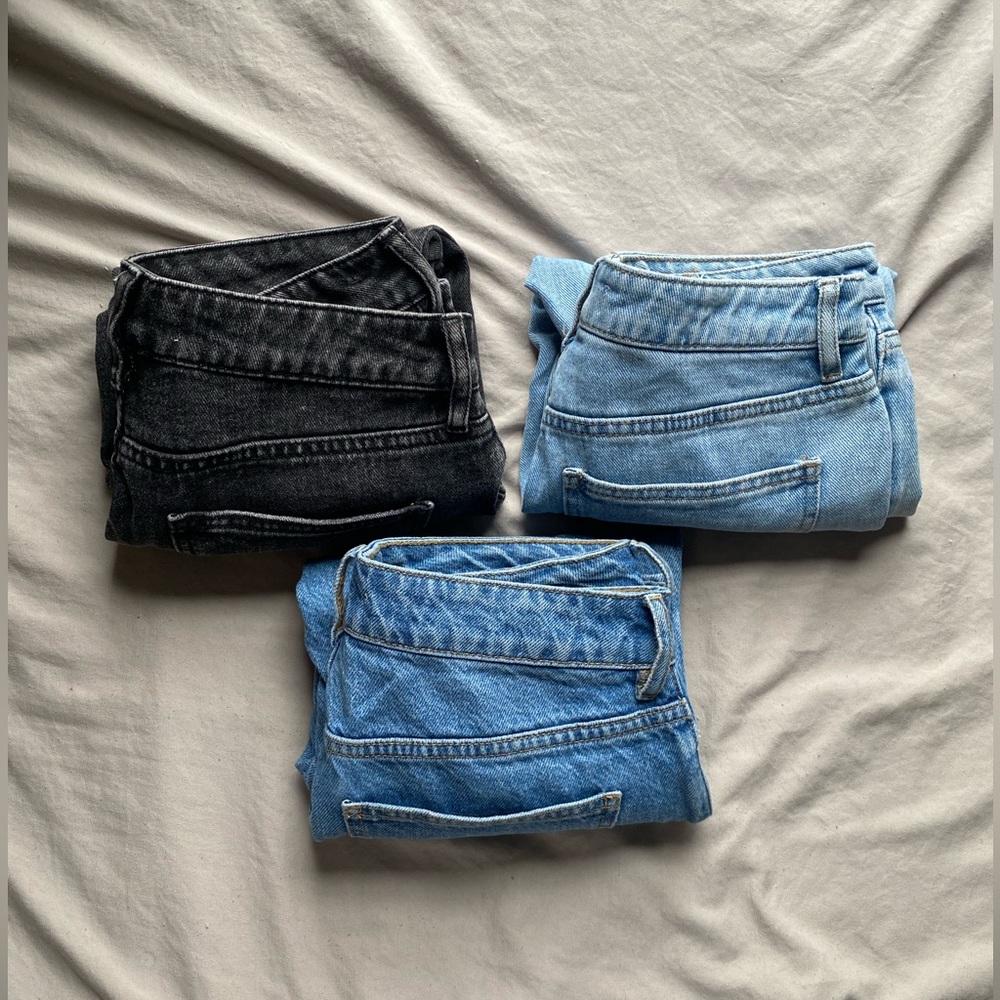 Pacsun mom jeans - size 25 - 3 pairs